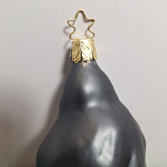 Ebenezer Scrooge Ghost Of Christmas Yet To Come Ornament Old World Blown Glass - Picture 8 of 16